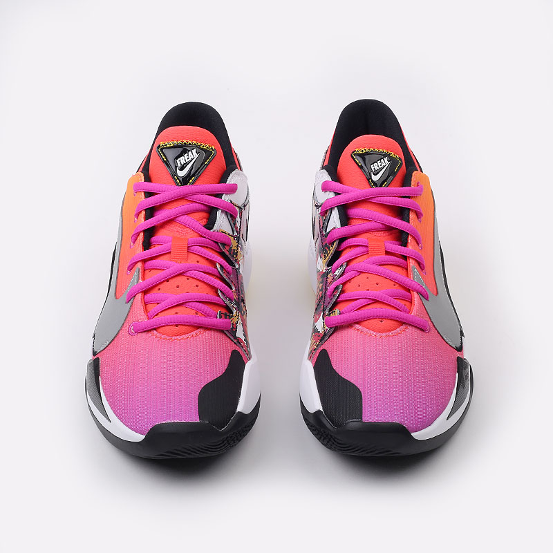 мужские розовые баскетбольные кроссовки Nike Zoom Freak 2 DB4689-600 - цена, описание, фото 3